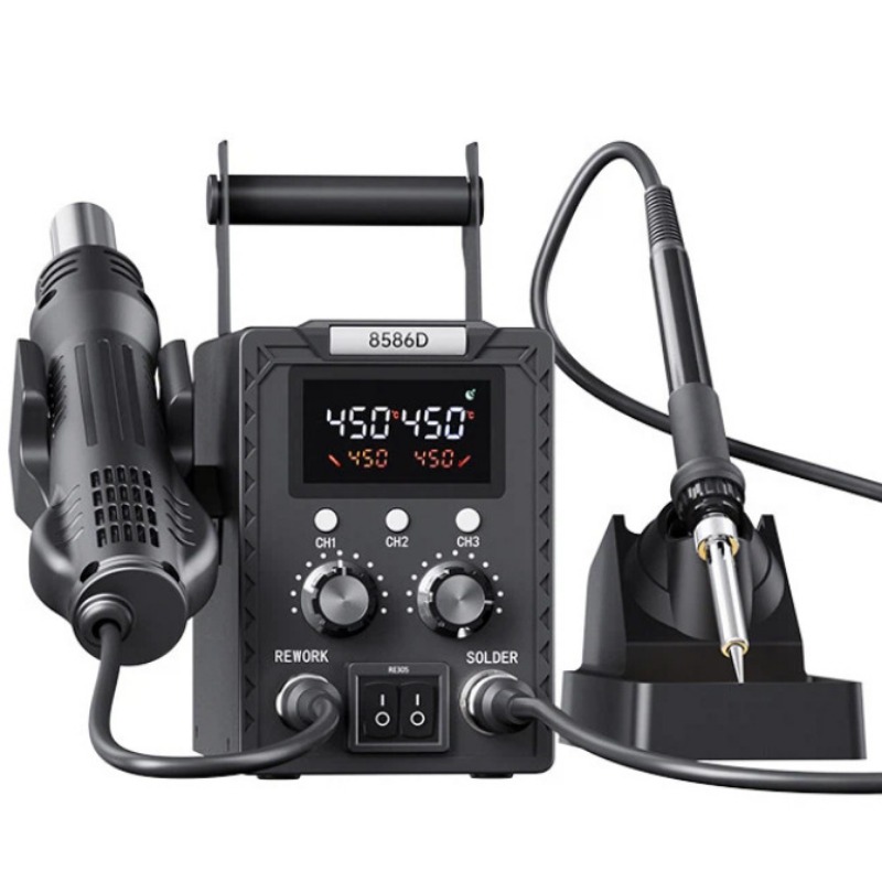 Smd Rework Station Hot Air Soldering 2 In 1 - محطة لحام وإصلاح 2 في 1