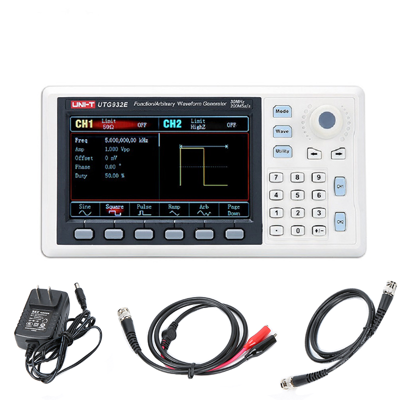 UTG962E وظيفة مولد الموجي التع - مراجعة Dual Channel Arbitrary Waveform Function Generator 60Mhz وسعره