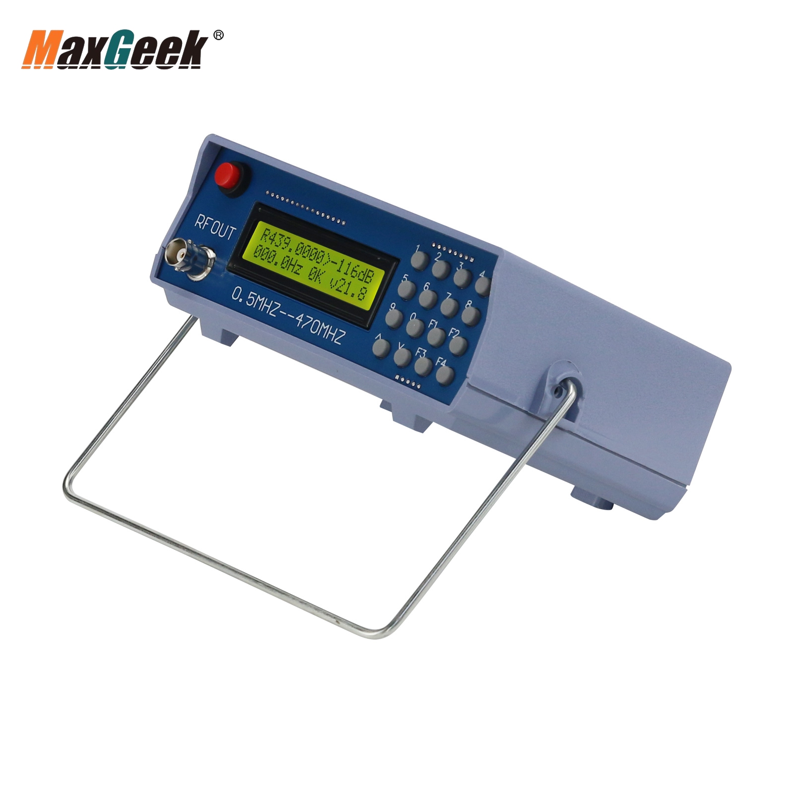 Maxgeek مولد إشارة 0.5 ميجا هر - مراجعة Rf Signal Generator 0.5Mhz To 470Mhz وسعره