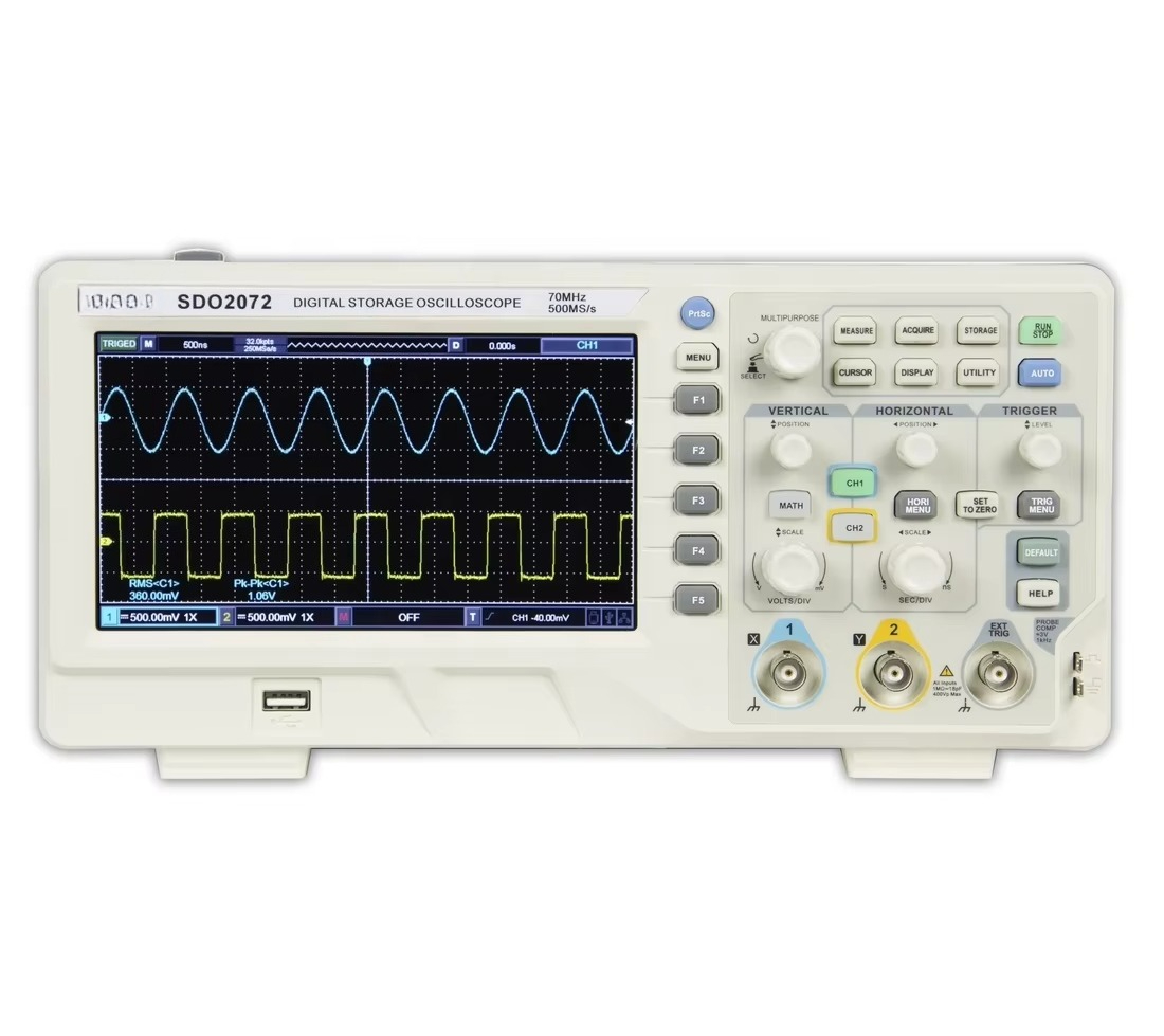 جهاز راسم ذبذبات رقمي DQ9104 D - مراجعة Digital Storage Oscilloscope 4 Channel 100Mhz وسعره