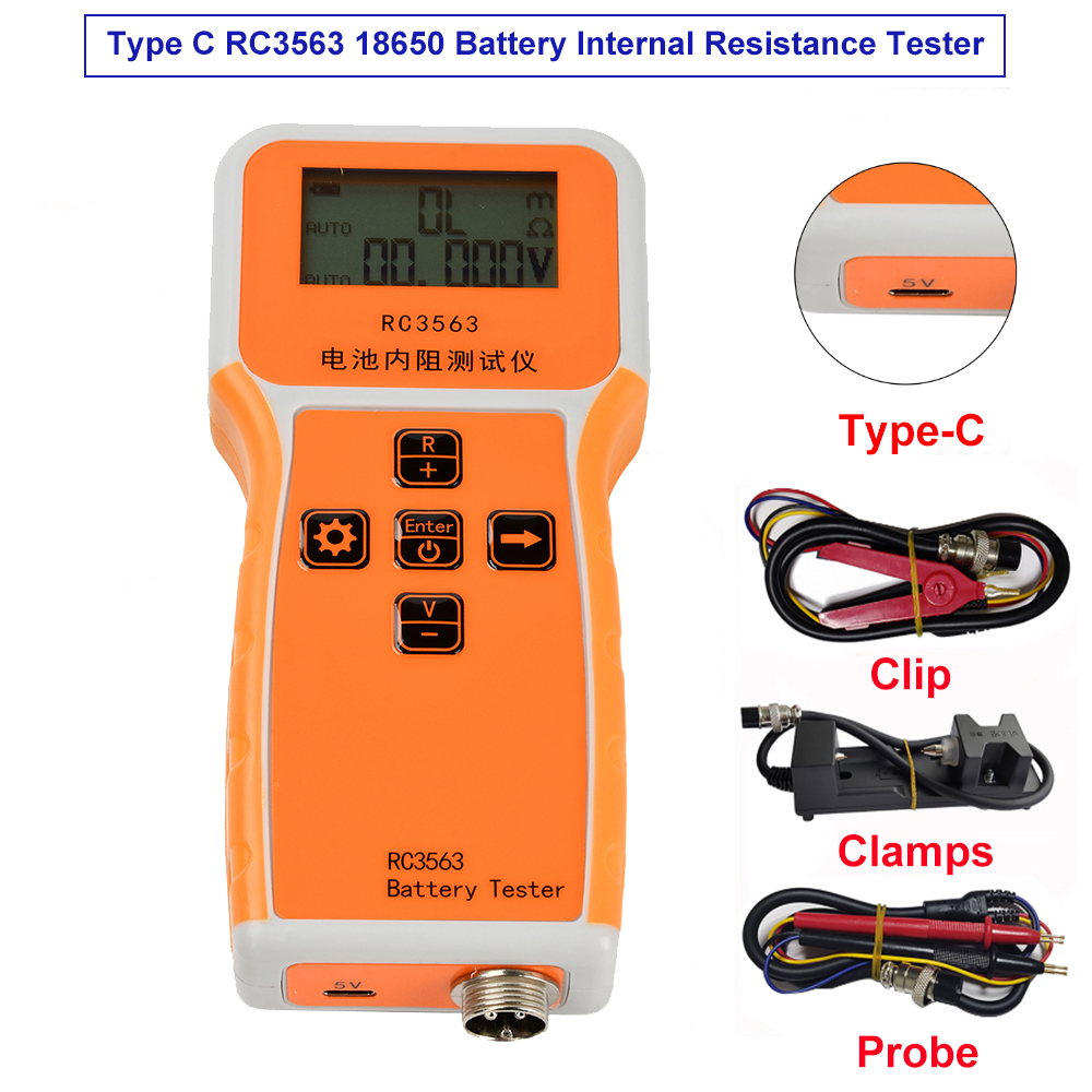جهاز اختبار مقاومة داخلية بجهد - مراجعة Battery Internal Resistance Tester Four Wire وسعره