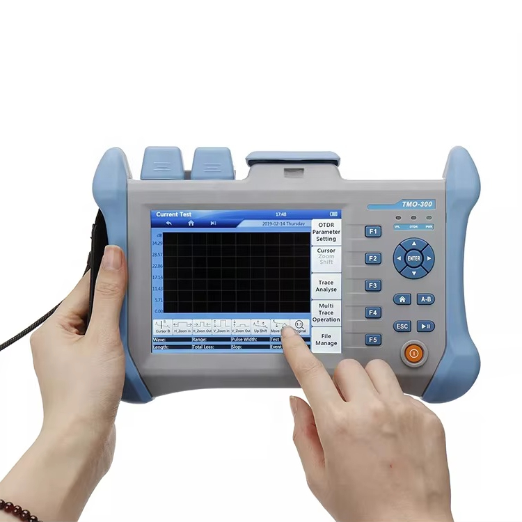 جهاز OTDR محمول باليد بمدى 120 - مراجعة Optical Time Domain Reflectometer Otdr 1310 1550Nm وسعره
