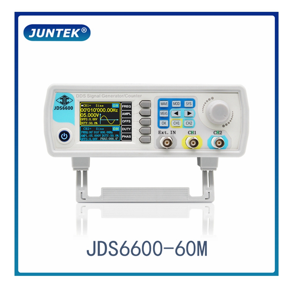 JDS6600 60 ميجا هرتز DDS وظيفة - مراجعة Dual Channel Arbitrary Waveform Function Generator 60Mhz وسعره
