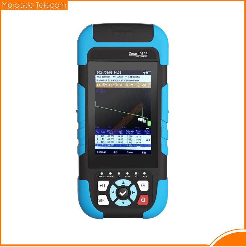 جهاز اختبار الألياف البصرية OT - مراجعة Optical Time Domain Reflectometer Otdr 1310 1550Nm وسعره