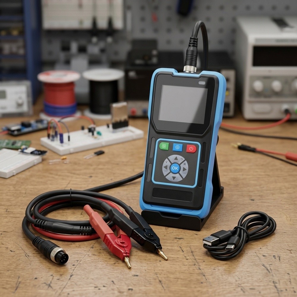 جهاز BT02 لقياس مقاومة البطاري - مراجعة Battery Internal Resistance Tester Four Wire وسعره
